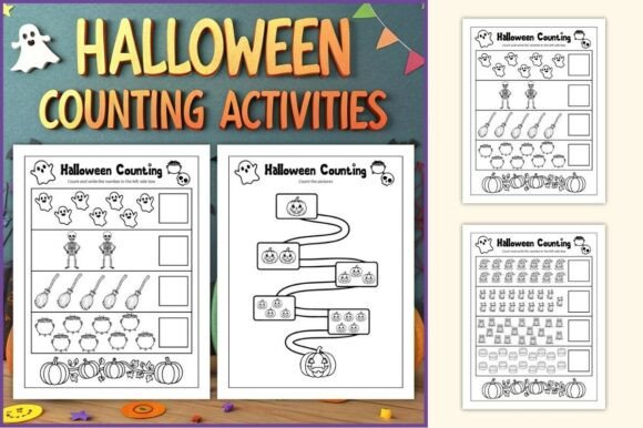 Download Halloween Counting Activities Worksheets - Worksheets Collection