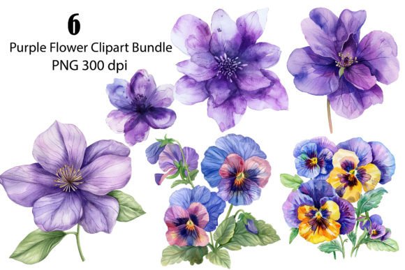 Download Watercolor Abstract Flowers Clipart, PNG - Abstract flowers Collection