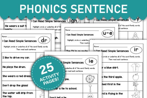 Download Phonics Sentences Worksheets - Worksheets Collection