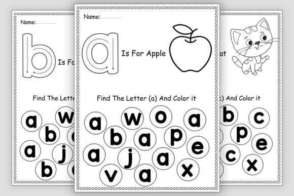 Download Alphabet Recognition Worksheets for Kids - Worksheets Collection