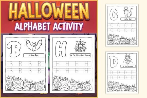 Download Halloween Alphabet Tracing Worksheets - Worksheets Collection