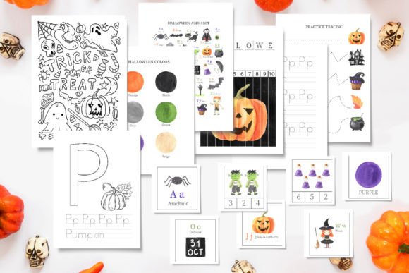 Download Halloween Educational Worksheets - Worksheets Collection