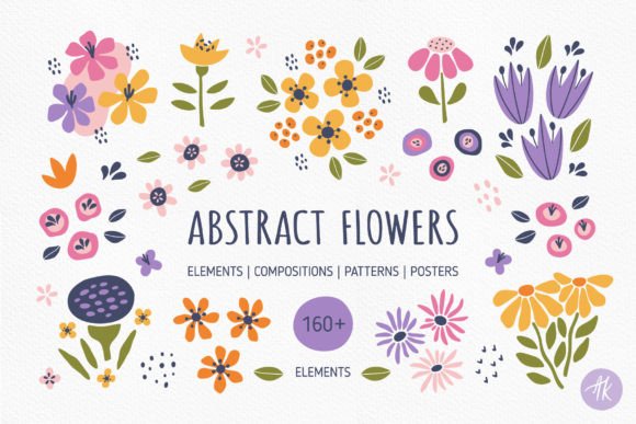 Download Abstract Flowers Bundle - Abstract flowers Collection